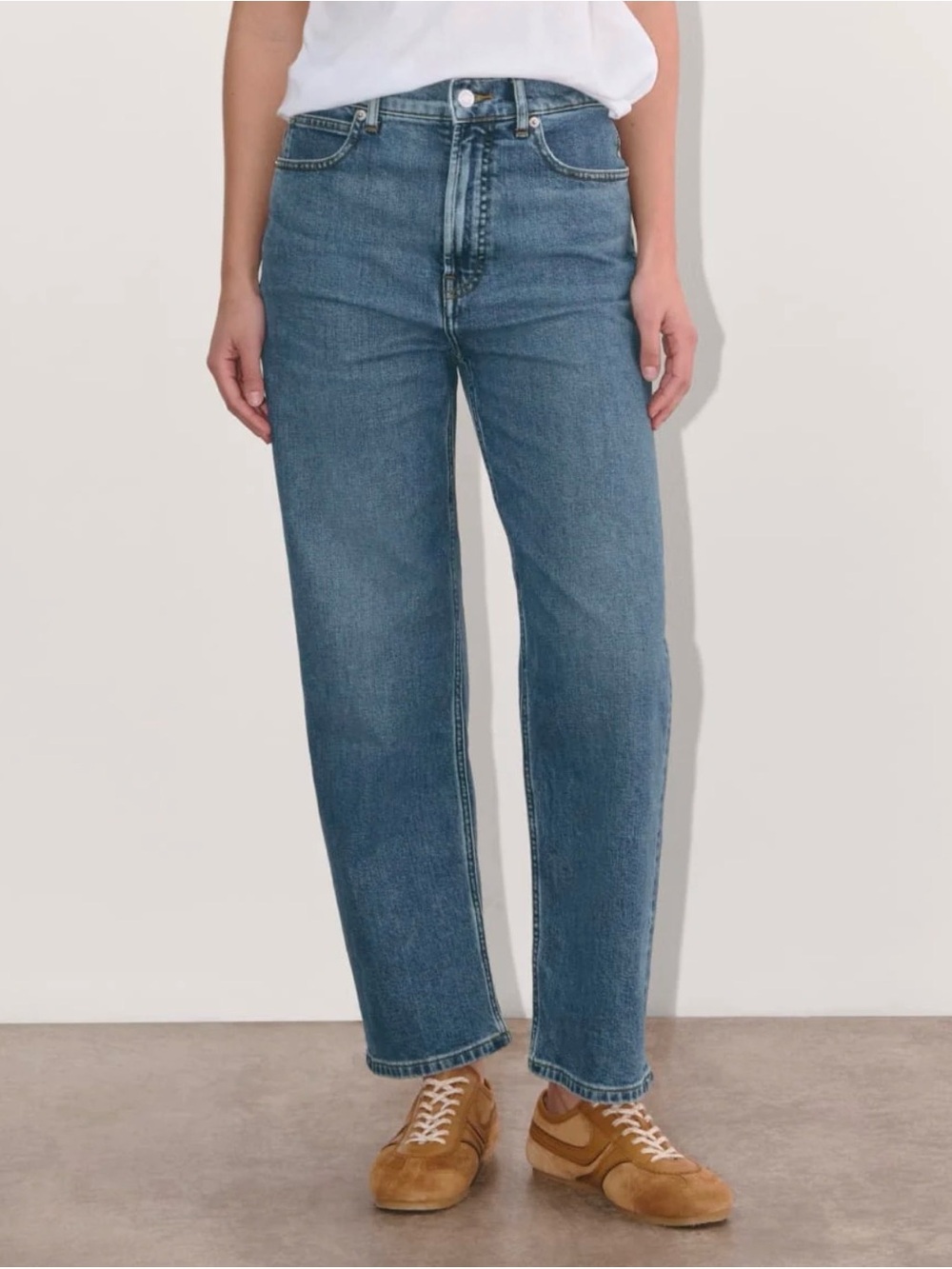 Everlane Way High Women's Jeans in Medium Blue